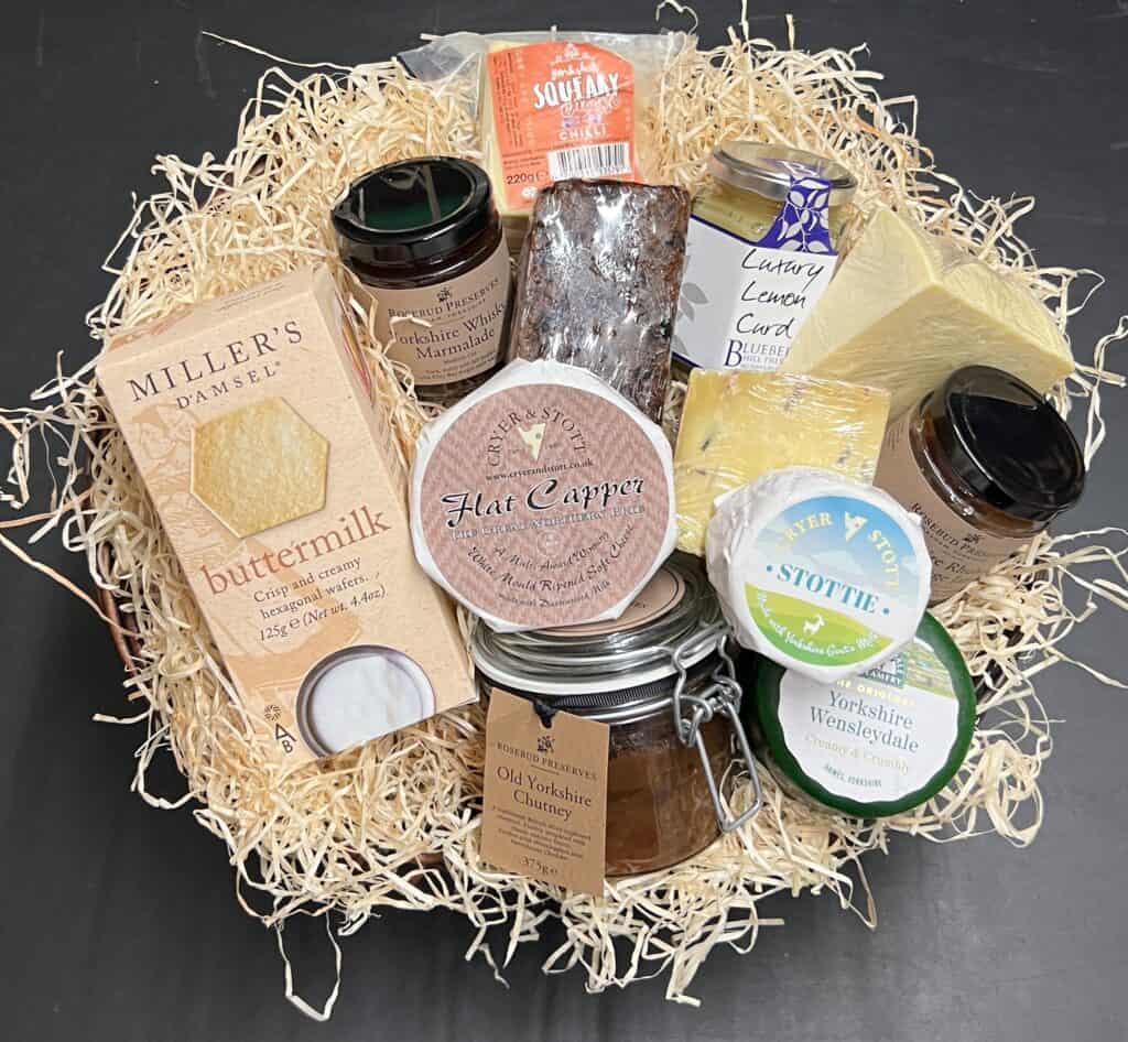 Buy A Luxury Yorkshire Hamper At The Cheeseboard of Harrogate