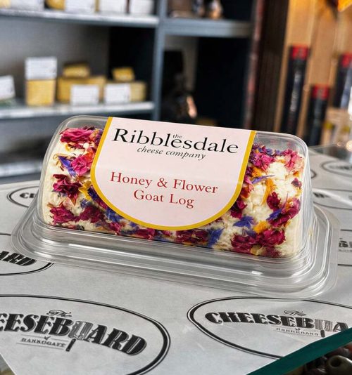 Ribblesdale Honey & Flower Goat's Cheese Log
